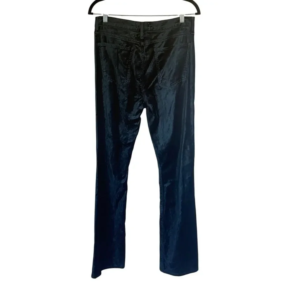 AGOLDE Nico Velvet Bootcut Jeans Blue Stretch Women’s 28